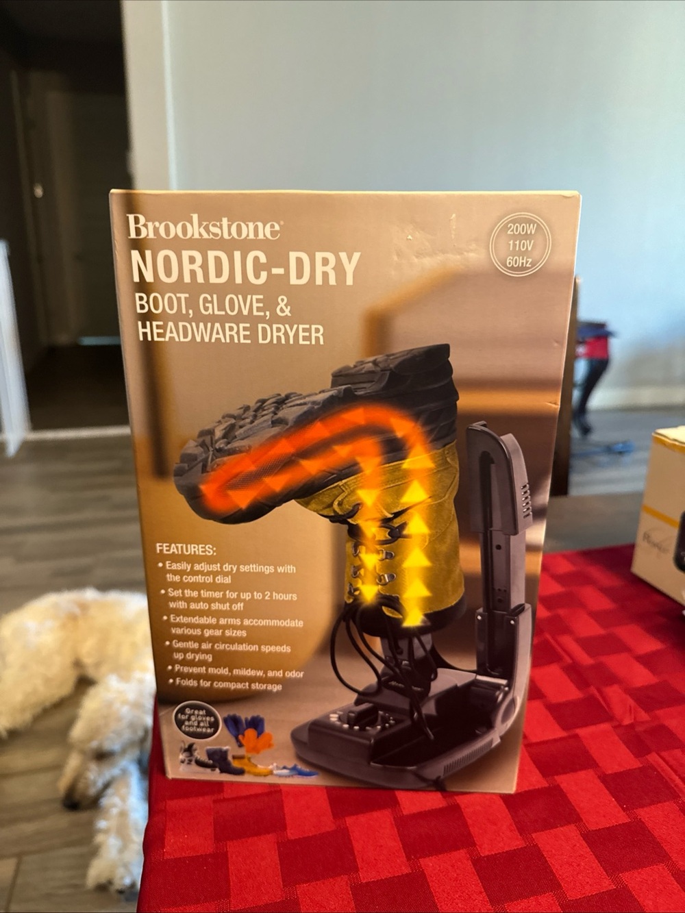Brookstone Nordic-Dry Boot, Glove & Headware Dryer - Brown/Tan